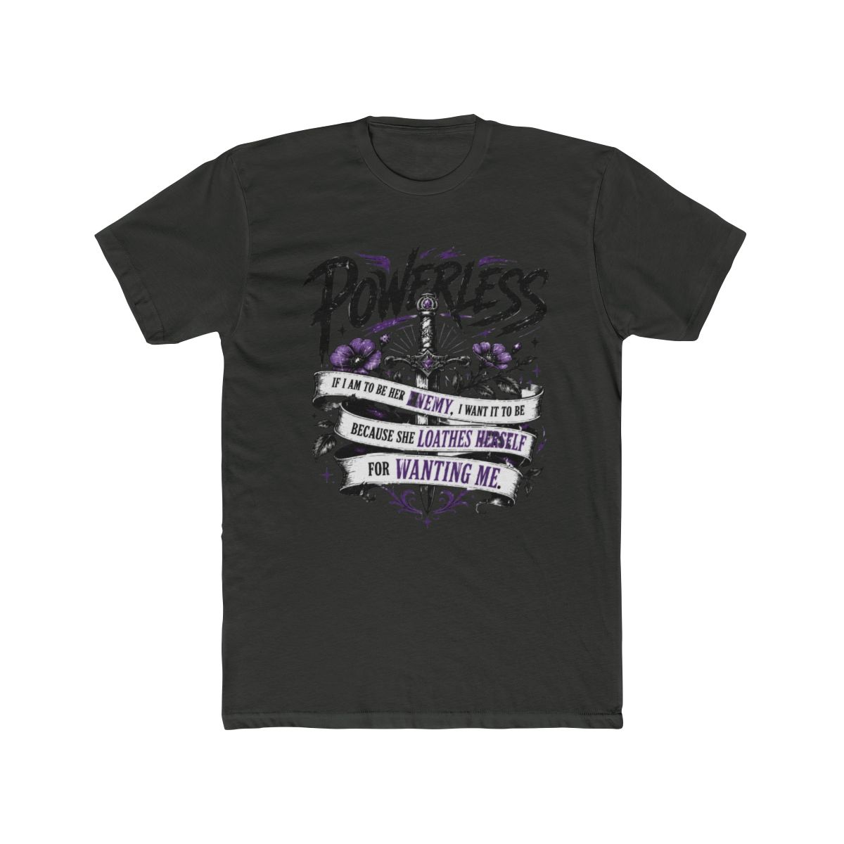 Powerless, Lauren Roberts - Dark Romance Pullover, Enemies to Lovers Bookish T Shirt - alternate angle 5, merchandise