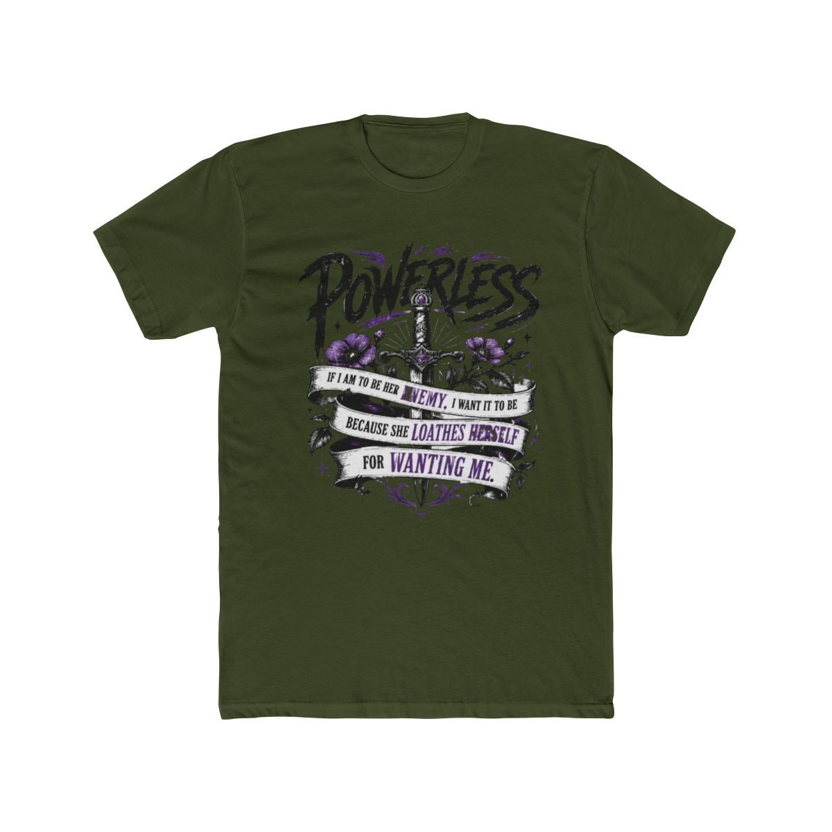 Powerless, Lauren Roberts - Dark Romance Pullover, Enemies to Lovers Bookish T Shirt - alternate angle 4, merchandise