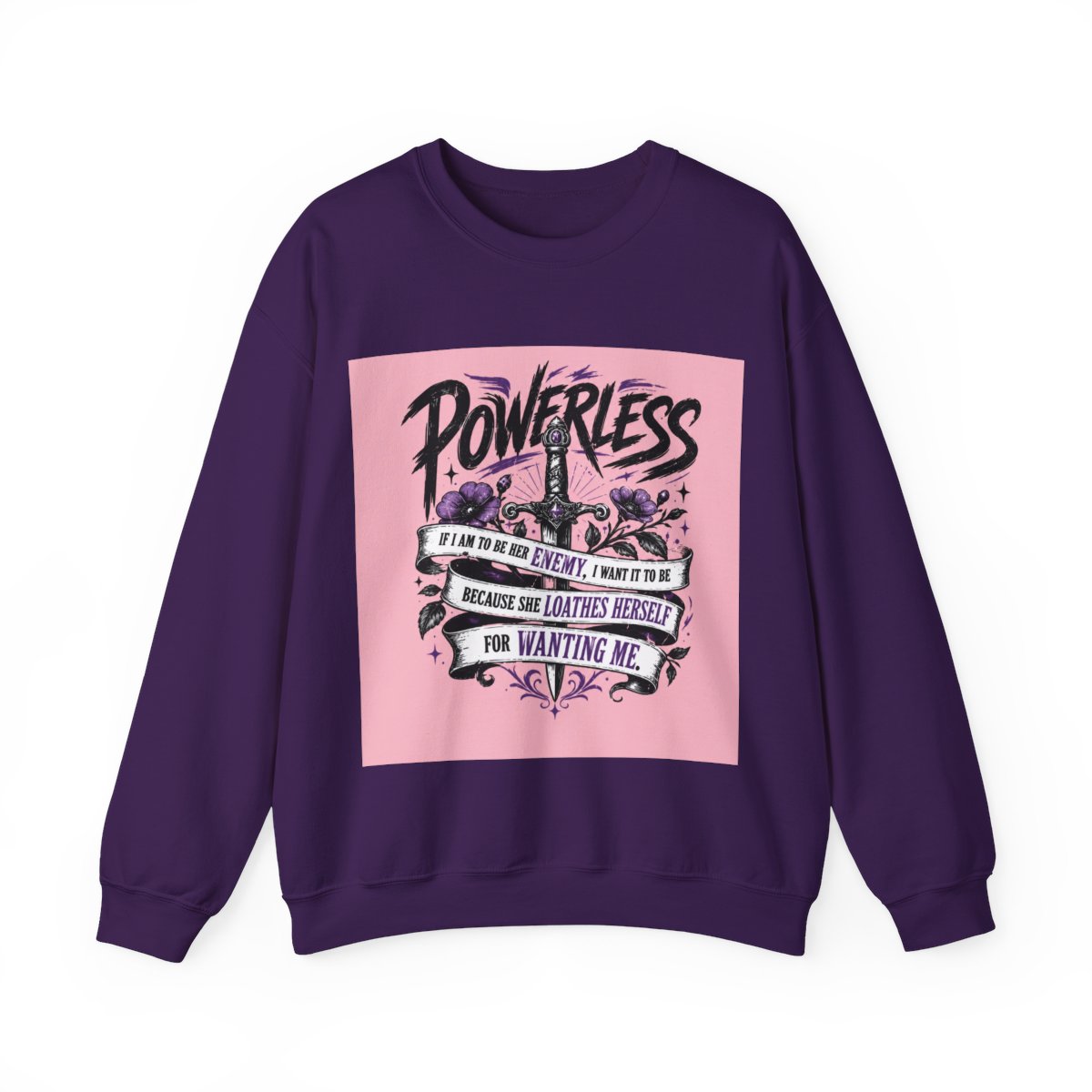 Powerless, Lauren Roberts - Dark Romance Pullover, Enemies to Lovers Bookish Sticker