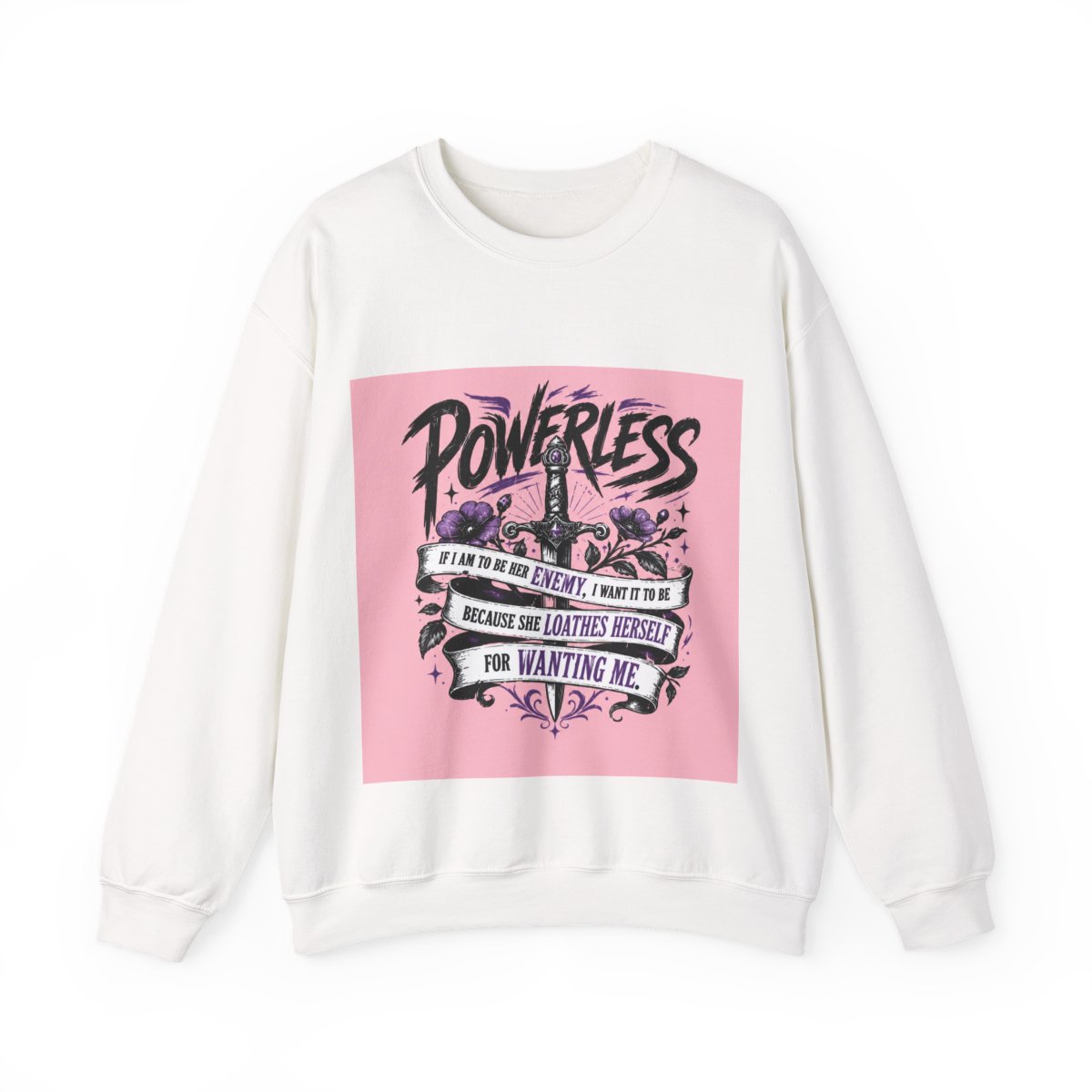 Powerless, Lauren Roberts - Dark Romance Pullover, Enemies to Lovers Bookish Sticker - Official stickers merchandise