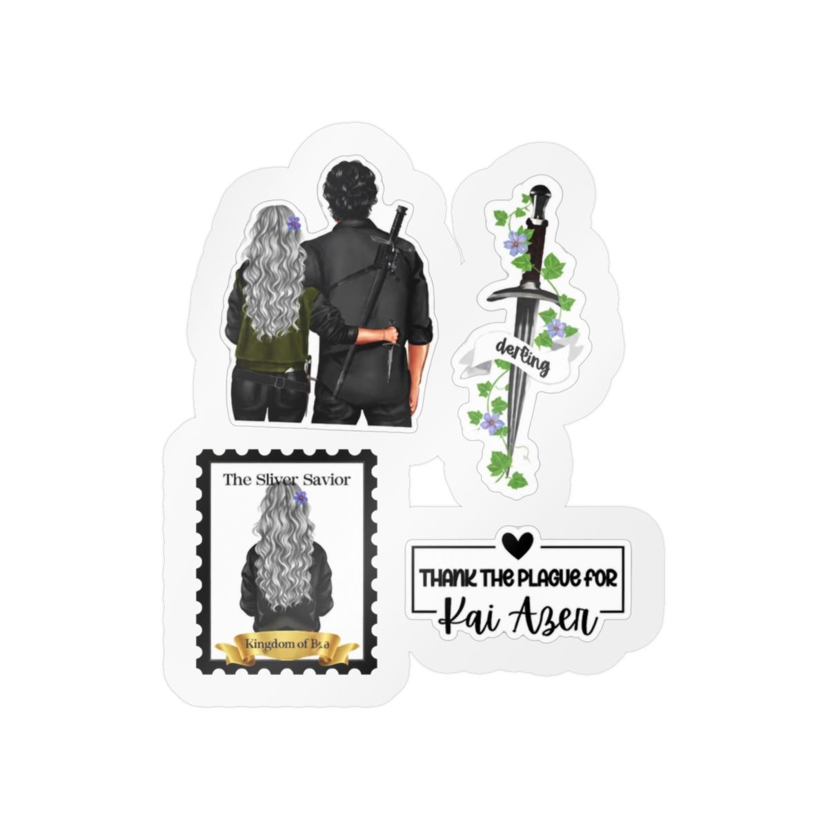 Everyday Vinyl Sticker Pack | Cute Decals for Personal Style | Lauren Roberts - alternate angle 4, merchandise