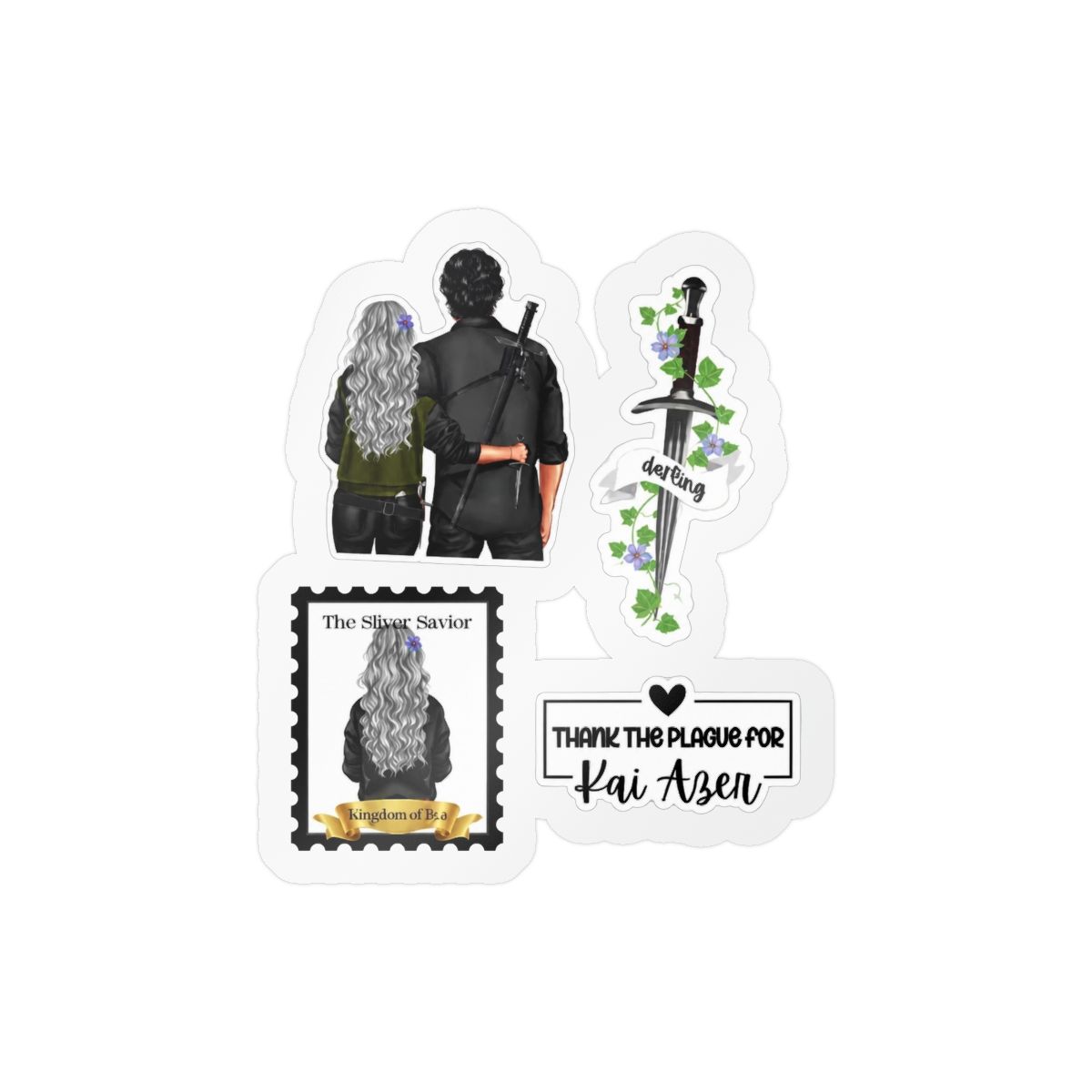 Everyday Vinyl Sticker Pack | Cute Decals for Personal Style | Lauren Roberts - alternate angle 5, merchandise
