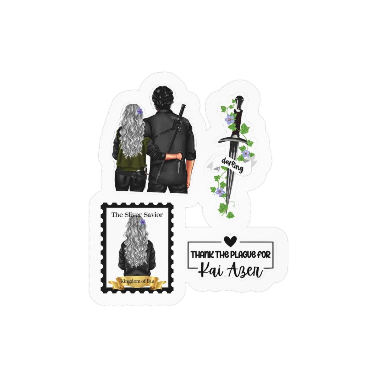 Everyday Vinyl Sticker Pack | Cute Decals for Personal Style | Lauren Roberts - alternate angle 1, merchandise