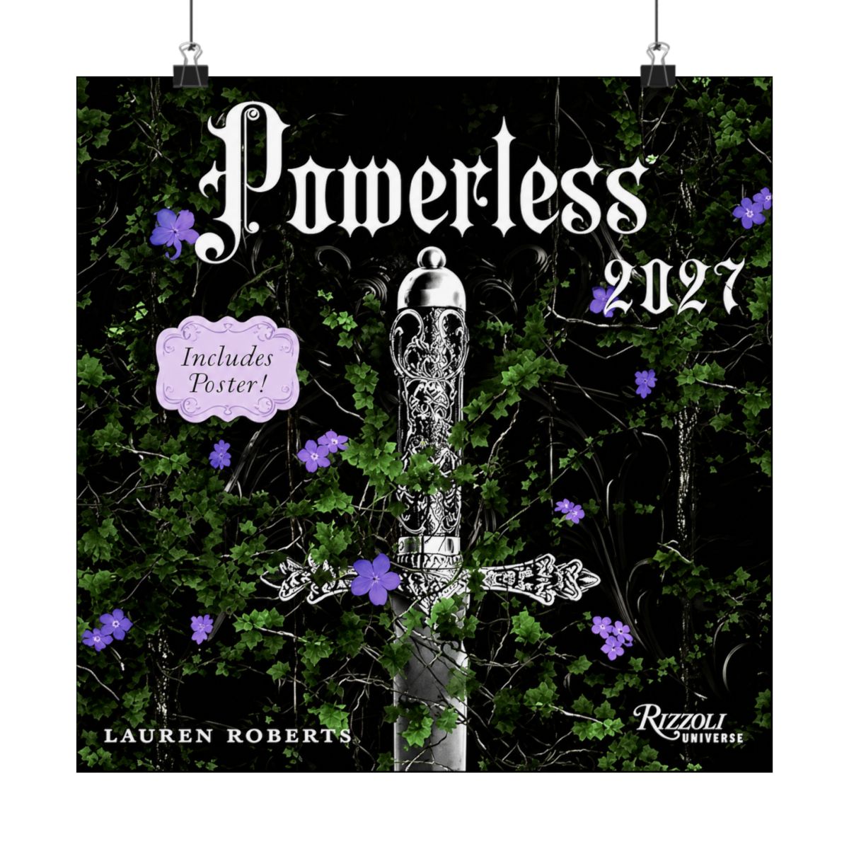 Powerless 2027 Wall Calendar (Includes Full-Color Poster) | Lauren Roberts - alternate angle 4, merchandise