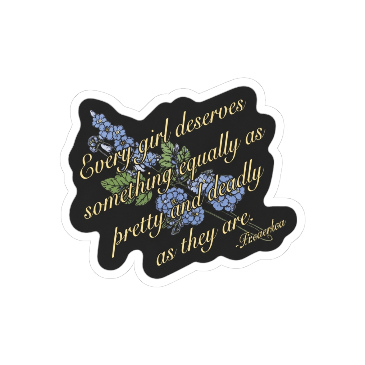 Pretty and Deadly Powerless Inspired Sticker | Lauren Roberts - Official stickers merchandise