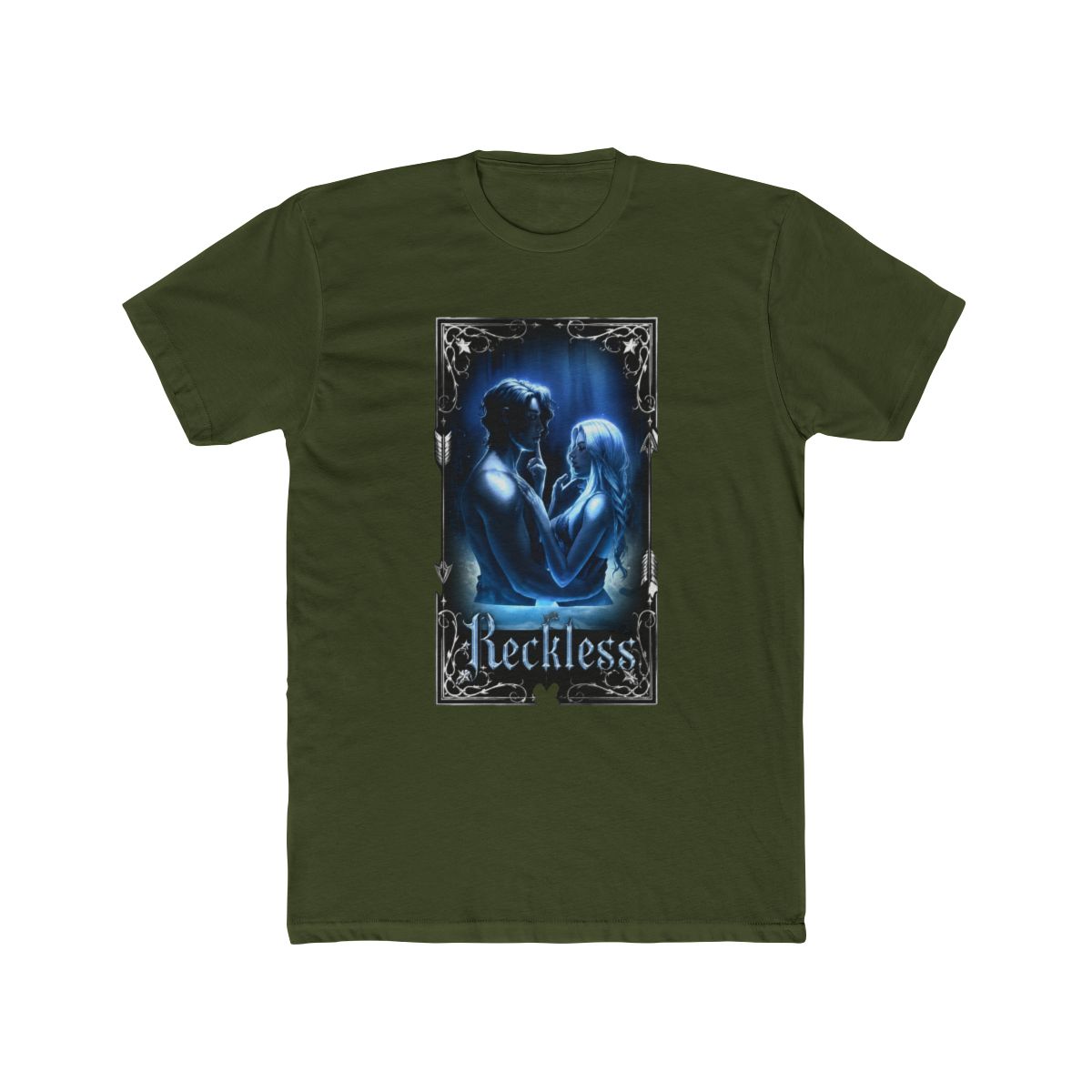 Powerless Reckless Pae & Kai Portrait Boyfriend Fit Girls T Shirt | Lauren Roberts - alternate angle 4, merchandise