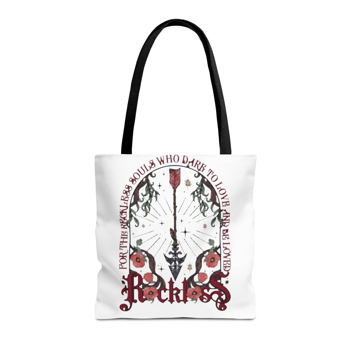 VAMSII Powerless Book Merch Powerless Reckless Book Quote Inspired Crossbody Bag Romantasy Novel Gifts | Lauren Roberts - alternate angle 2, merchandise