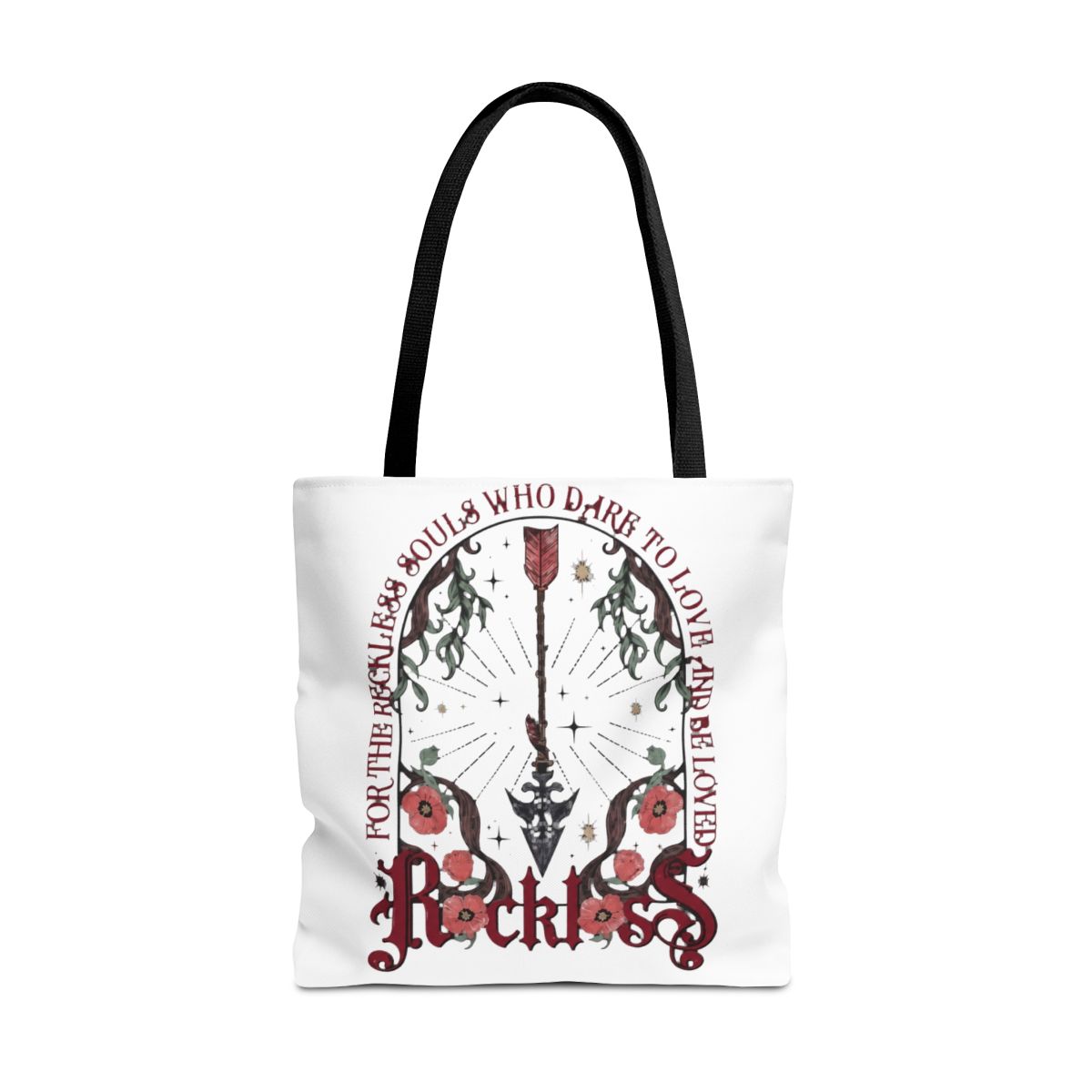 VAMSII Powerless Book Merch Powerless Reckless Book Quote Inspired Crossbody Bag Romantasy Novel Gifts | Lauren Roberts - alternate angle 3, merchandise