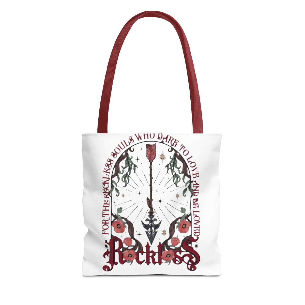 VAMSII Powerless Book Merch Powerless Reckless Book Quote Inspired Crossbody Bag Romantasy Novel Gifts | Lauren Roberts - alternate angle 4, merchandise