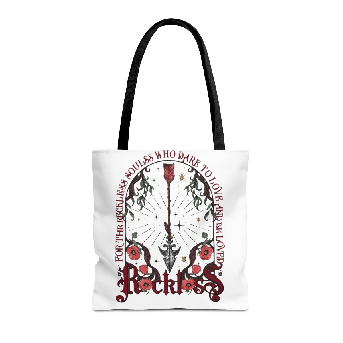 VAMSII Powerless Book Merch Powerless Reckless Book Quote Inspired Crossbody Bag Romantasy Novel Gifts | Lauren Roberts - alternate angle 2, merchandise