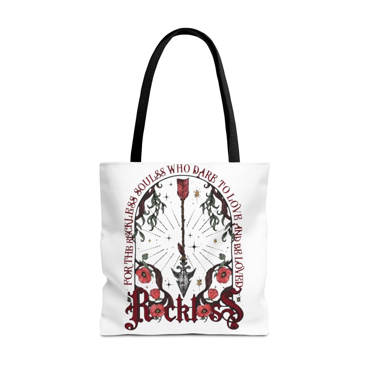 VAMSII Powerless Book Merch Powerless Reckless Book Quote Inspired Crossbody Bag Romantasy Novel Gifts | Lauren Roberts - alternate angle 3, merchandise