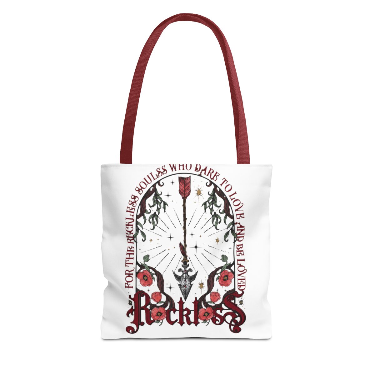 VAMSII Powerless Book Merch Powerless Reckless Book Quote Inspired Crossbody Bag Romantasy Novel Gifts | Lauren Roberts - alternate angle 4, merchandise
