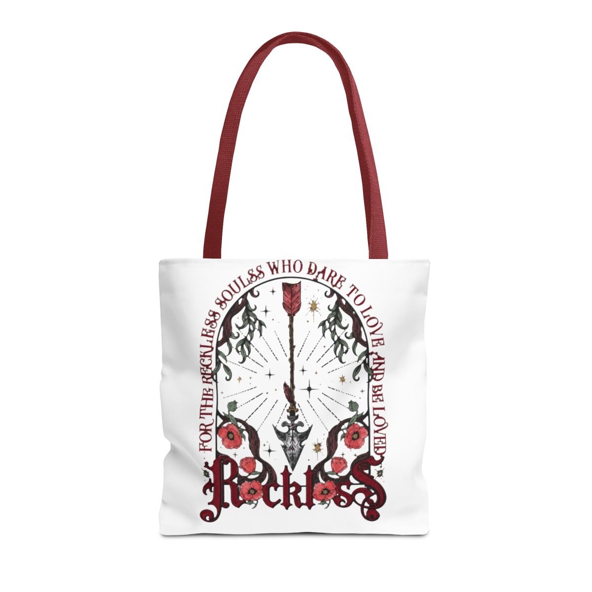 VAMSII Powerless Book Merch Powerless Reckless Book Quote Inspired Crossbody Bag Romantasy Novel Gifts | Lauren Roberts - alternate angle 5, merchandise