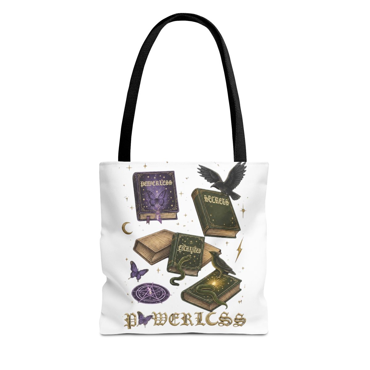 VAMSII Powerless Bookish Merch Powerless Book Quote Inspired Crossbody Bag Fantasy Book Lover Gifts | Lauren Roberts